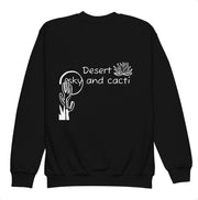 Desert cacti crew neck